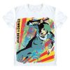Cowboy Bebop Shirt カウボーイビバップ Spike Spiegel Pop Art AM2910 Asian M / White Official Cowboy Bebop Merch